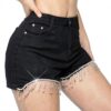 Pantalon femme hiver confortable coton velours noir bleu-3