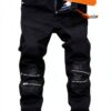 Jean Homme Slim Noir Dénim Coton Confortable Taille-0