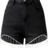 Pantalon femme hiver confortable coton velours noir bleu-4