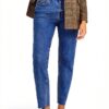 Jeans ONLY femme cropped sans lavage denim bleu-3
