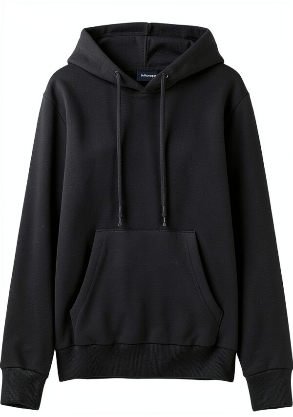 Pullover Coton Manche Longue Bleu Foncé Marque Homme-2