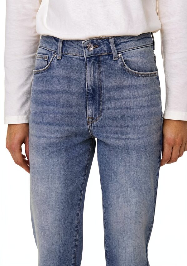 ONLY Jean coupe droite taille haute coton élasthanne femme-5