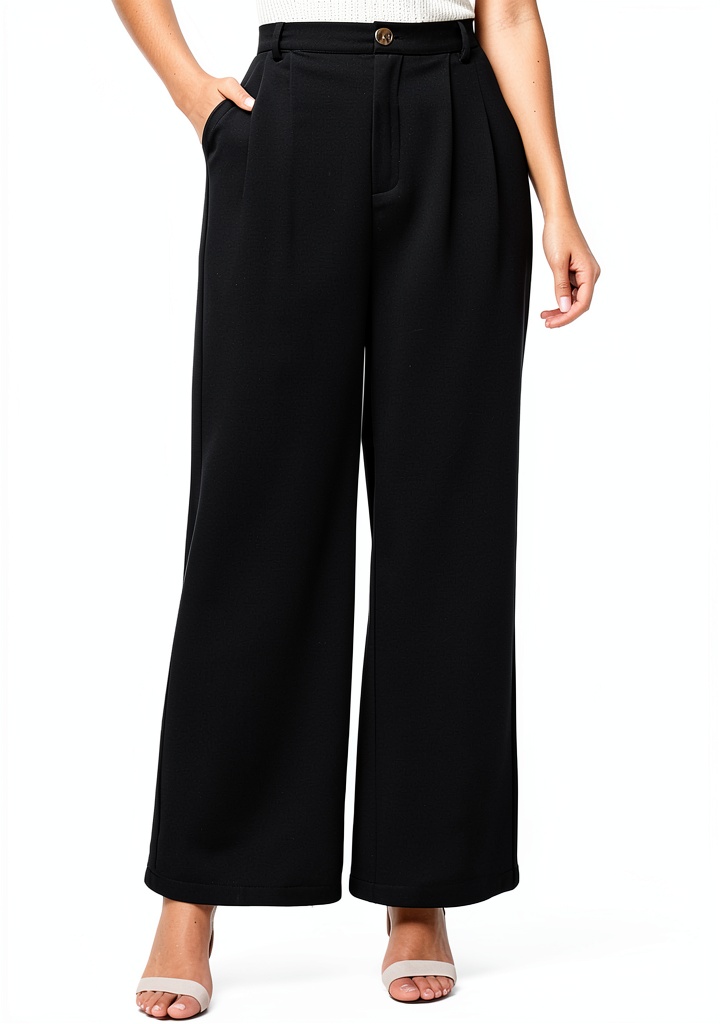 Femme portant le pantalon décontracté WWricotta en gris dans un cadre urbain