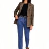 Jeans ONLY femme cropped sans lavage denim bleu-5