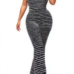 Pantalon femme Generic cargo élastique noir taille L-0