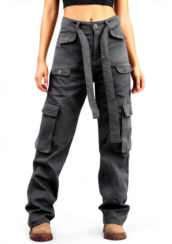 Pantalon Disco Femme Vintage Cargo Baggy Jeans Streetwear