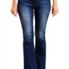 Jean femme pantalon cargo sport confortable grande taille-0