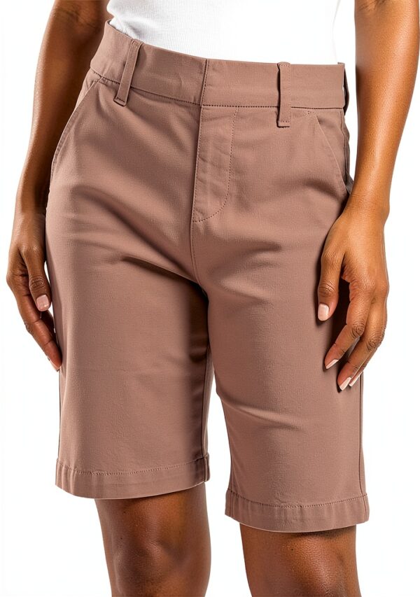 WWricotta Pantalon Court Femme Taille Haute Extensible