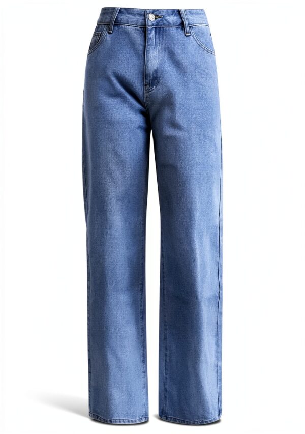 Jean femme pantalon sarouel coton confortable taille XL-3