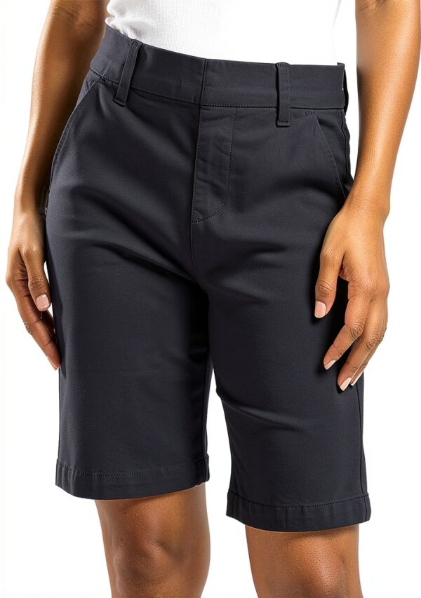 Pantalon court WWricotta taille haute extensible décontracté