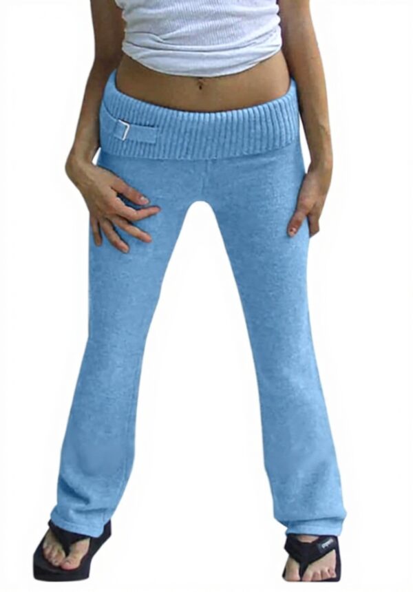 Pantacourt Femme Grande Taille Confortable Côtelé Generic