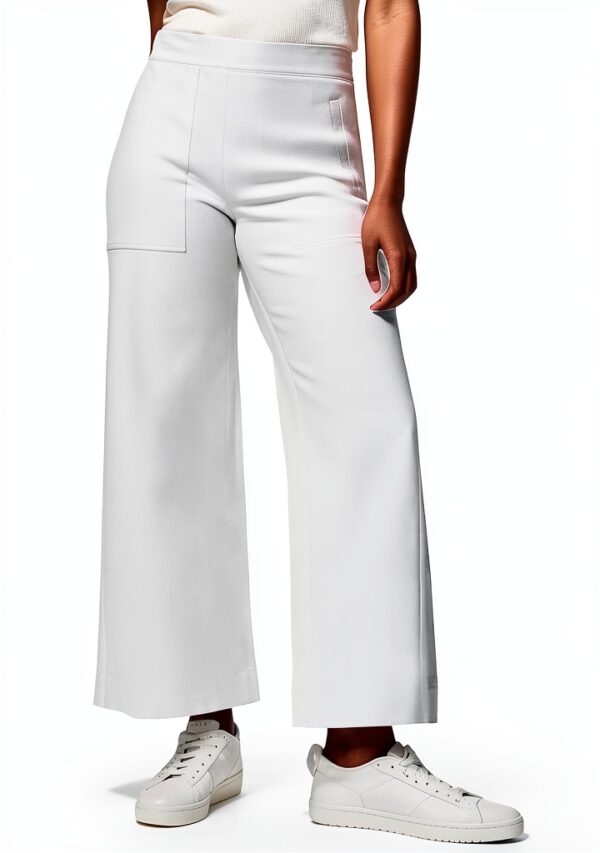 Pantacourt Fille Taille Haute Jean Décontracté Femme Noir