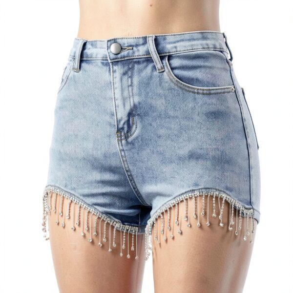 Pantalon femme taille haute évasé confortable Generic-6