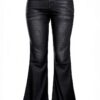 Pantalon Jean Femme Noir Bleu Taille Confortable Durable-4