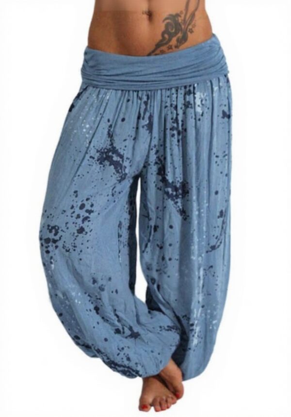 Pantalon Noir Femme Generic Loose Bouton Jean Clipsable