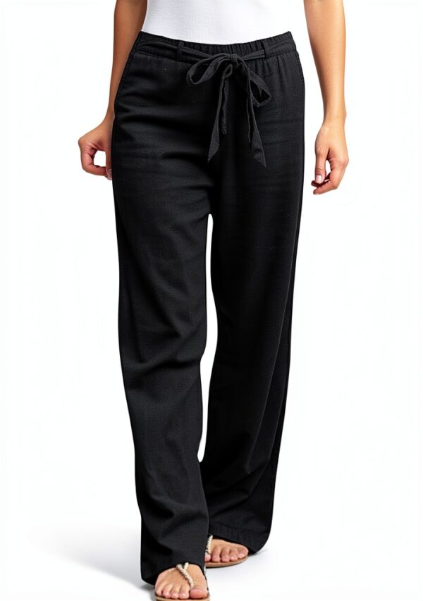 Pantalon Yoga Femme Coton Confortable Generic Taille Haute