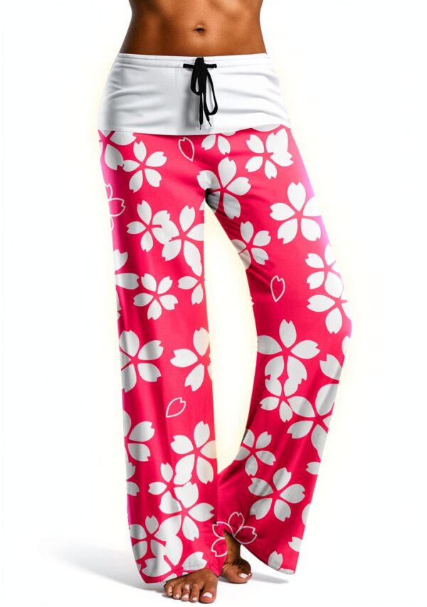 Pantalon Yoga Femme Grande Taille Haute Poches Bande Taille