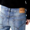 Jean denim slim GAS homme manches courtes bleu-3