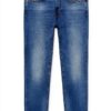 Veste Denim Slim Manches Courtes Fermeture Éclair Homme-0