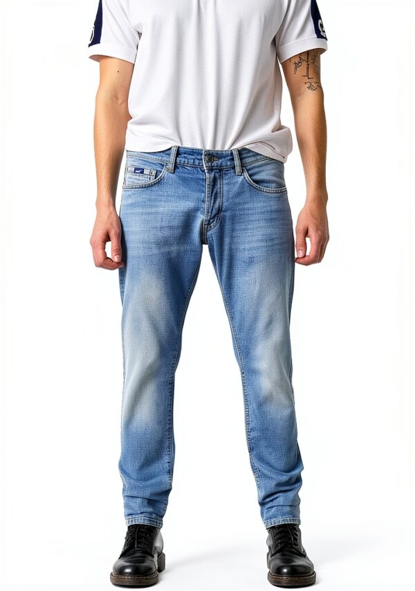 Tee Shirt Coton Élasthanne Homme Coupe Régulière Wk43-0