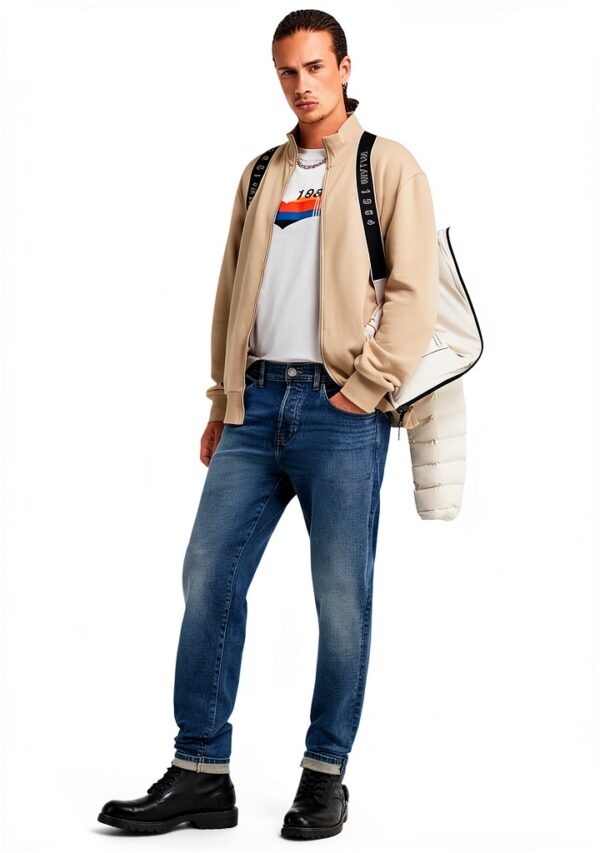 T-shirt Homme Gas 98% Coton 2% Élasthanne-1