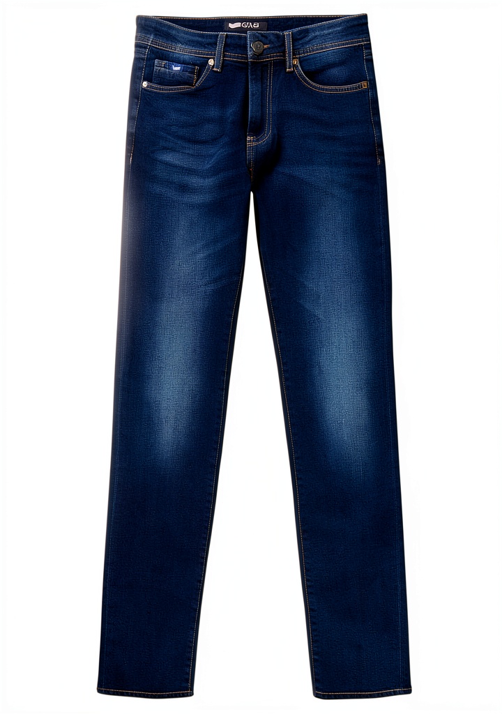 Pantalons denim homme confortables en bleu