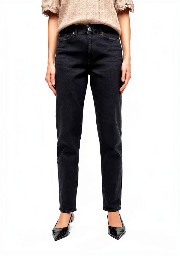 Jean femme VERO MODA denim bleu moyen - coupe droite durable-2