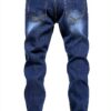 Jeans Slim Homme Stretch Noir XL 4 poches Confort Premium Tissu-1