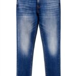 Jeans Gas Skinny Fit Bleu Taille 35 - Denim Souple et Coupe Ajustée-0