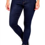 Only Jean skinny femme Medium Blue Denim taille normale 5 poches-0