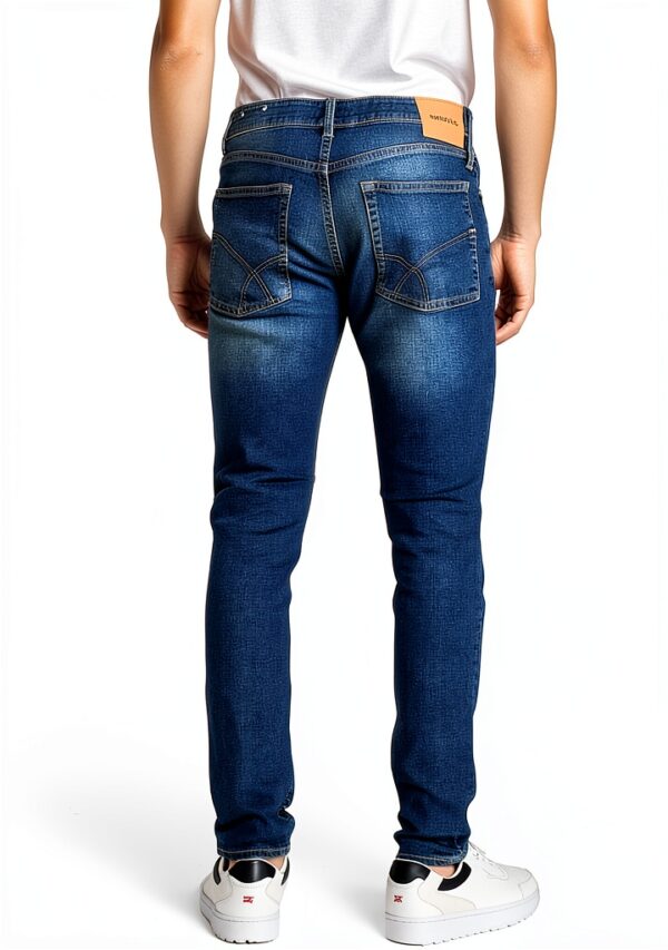 gas Jean coupe skinny bleu denim STR 10 1/2 oz Sax Zip Rev 351450030789-1