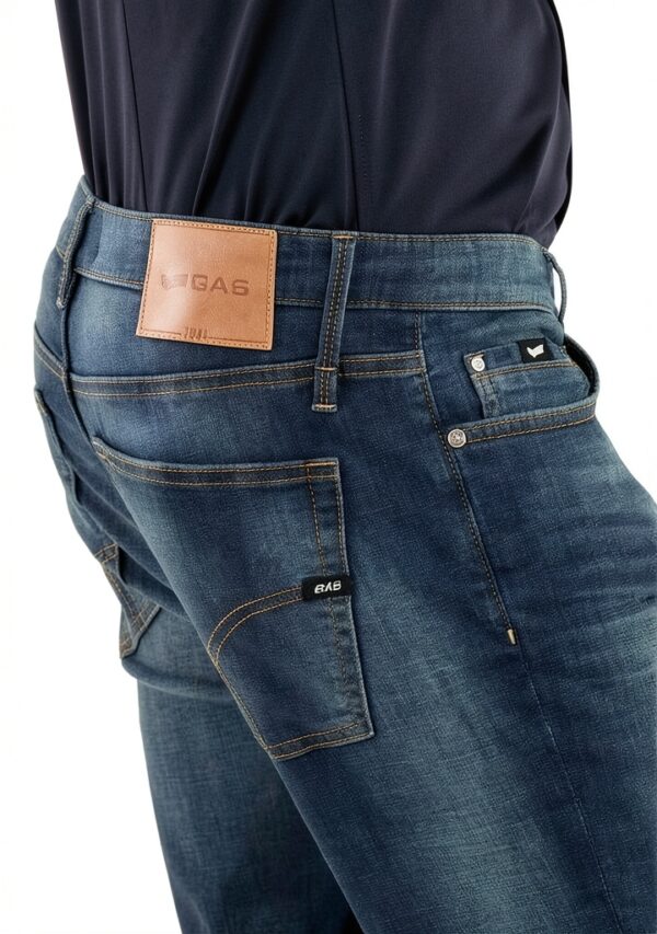Jeans Homme GAS JEANS Albert Simple 25MD 35145 98 Coton 2 Élastique-1