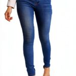Morgan Jeans slim taille standard à poches-0