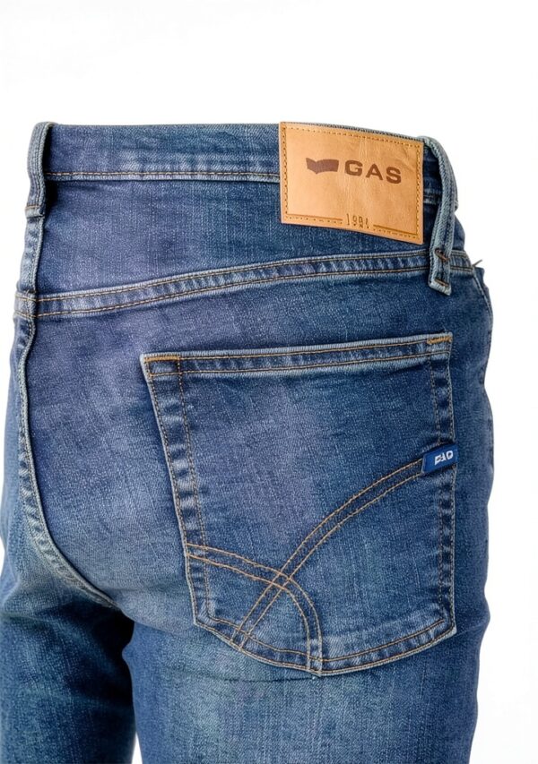 gas Albert Simple Rev Slim Fit Jeans Homme Bleu 30-38-3