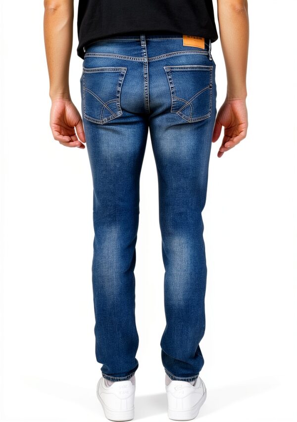 gas Jean coupe skinny bleu denim STR 10 1/2 oz Sax Zip Rev 351450030789-1