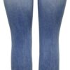 Jean Flared ONLBLUSH Taille Moyenne Flared Fit Bleu M Style Bootcut-2