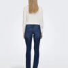 Jean Flared ONLBLUSH Taille Moyenne Flared Fit Jeans Bleu Denim-4