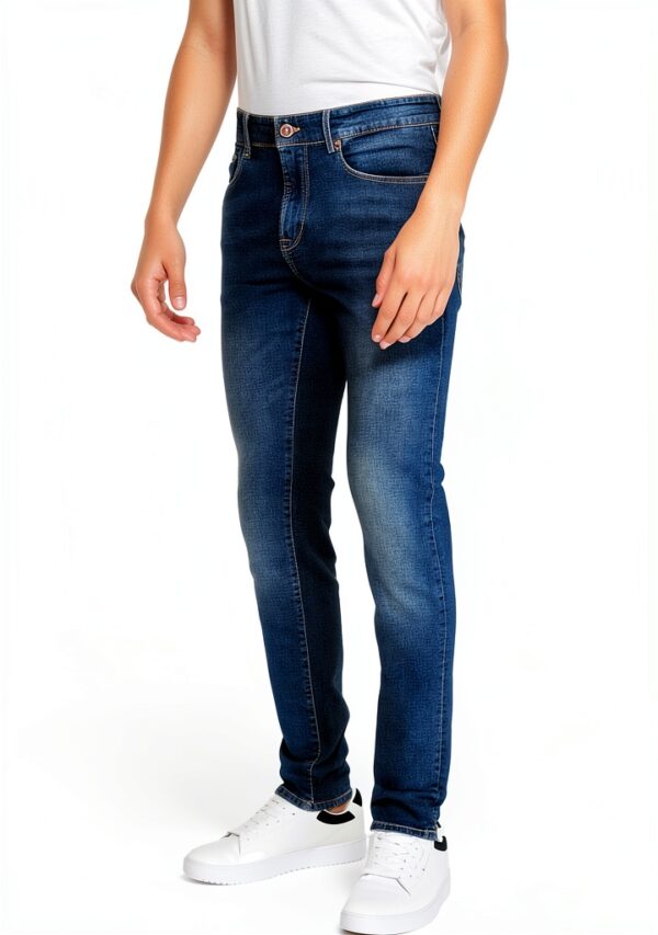gas Jean coupe skinny bleu denim STR 10 1/2 oz Sax Zip Rev 351450030789-2