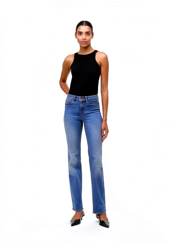 Vero Moda Vmflash Mr Straight Jeans Li347 GA Noos - Pantalon - Pantalon - Femme-3