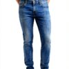 gas Jean coupe skinny bleu denim STR 10 1/2 oz Sax Zip Rev 351450030789-0
