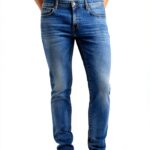 gas Jean coupe skinny bleu denim STR 10 1/2 oz Sax Zip Rev 351450030789-0
