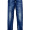 gas Jean coupe skinny bleu denim STR 10 1/2 oz Sax Zip Rev 351450030789-3