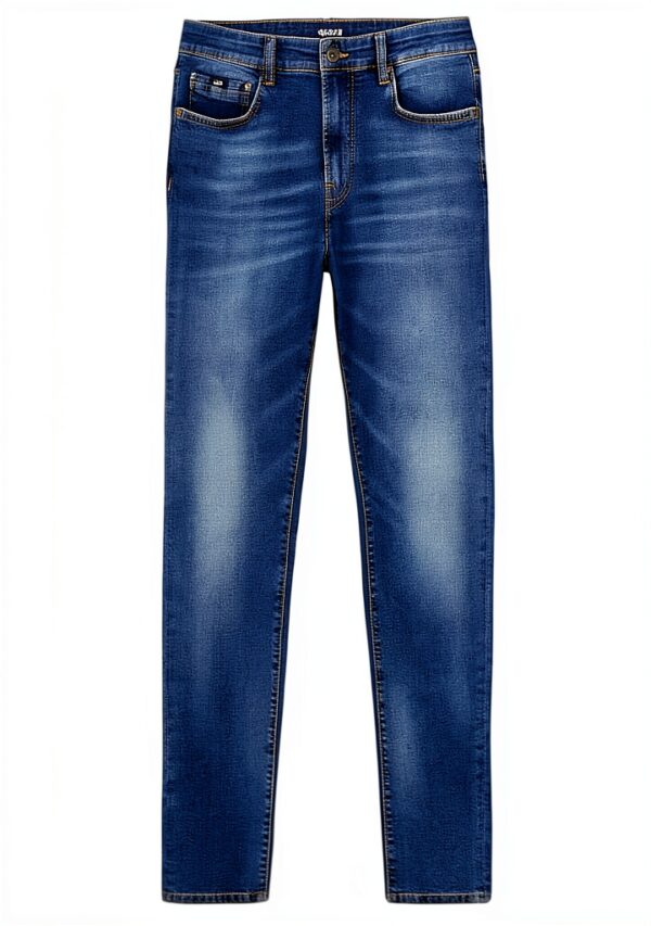 gas Jean coupe skinny bleu denim STR 10 1/2 oz Sax Zip Rev 351450030789-3
