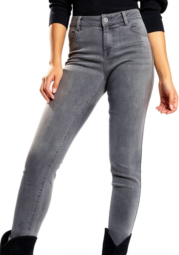 Morgan Jeans slim taille standard à poches-0