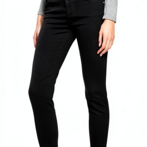 Morgan Jeans slim taille standard à poches-0
