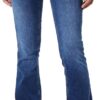 Jean Flared ONLBLUSH Taille Moyenne Flared Fit Jeans Bleu Denim-0