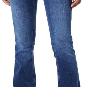 Jean Flared ONLBLUSH Taille Moyenne Flared Fit Jeans Bleu Denim-0
